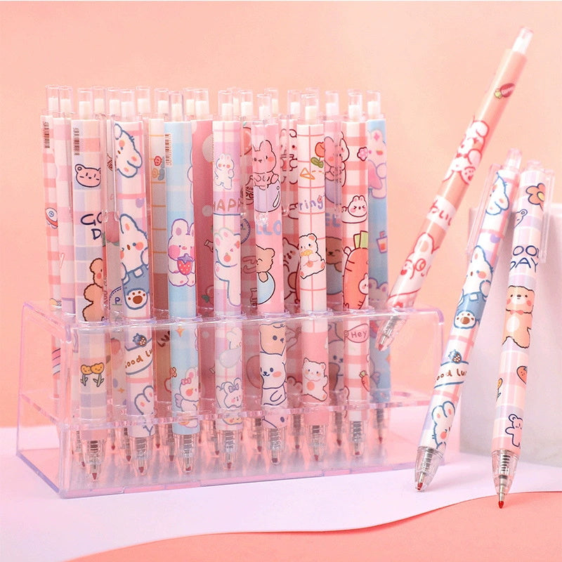 1 9 b0288fa5 4463 47b4 9a44 20750e3df24b.jpg No.3 Cute Cartoon Black Gel Pens - photo 3
