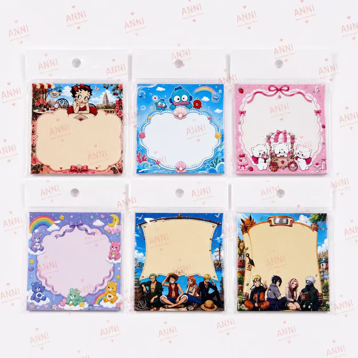 20260726004141 442 75.jpg No.2 Small Cute Sticky Notes (3 × 3 in) - photo 3