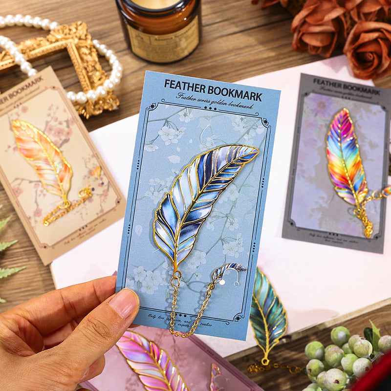 o1cn012hf1ql1ferjfqbdfc 2217187230455 0 cib.jpg No.37 Metal Bookmarks – Nature-Inspired Style - photo 3