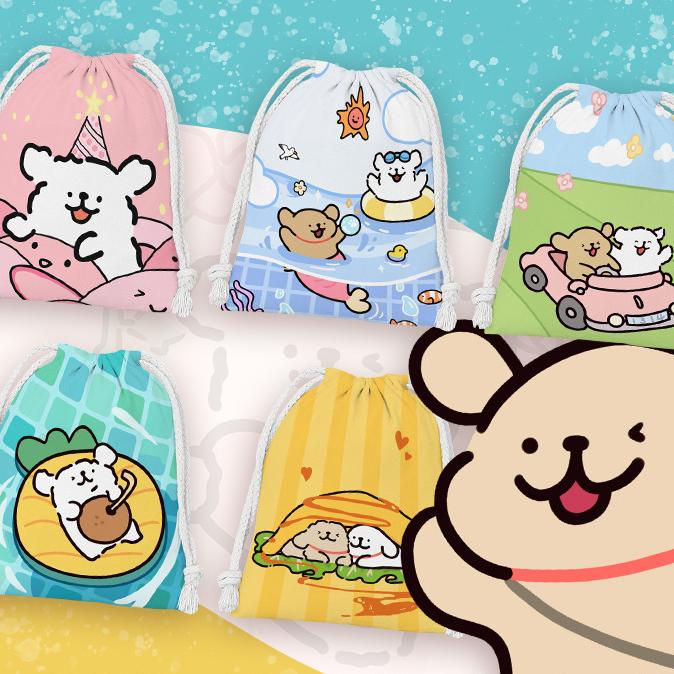 o1cn019otwvw1w8lois6vmt 2215620472743 0 cib.jpg No.20 Drawstring Bags (9.8" × 12.6")